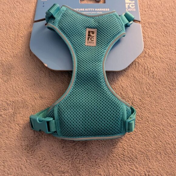 RC Pets Other - Large Adventure Kitty Cat Harness Teal RC Pet  BENEFITS RESCUE